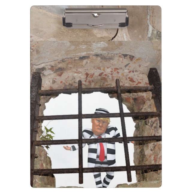 Inmate Trump Clipboard Klemmbrett (Vorderseite)