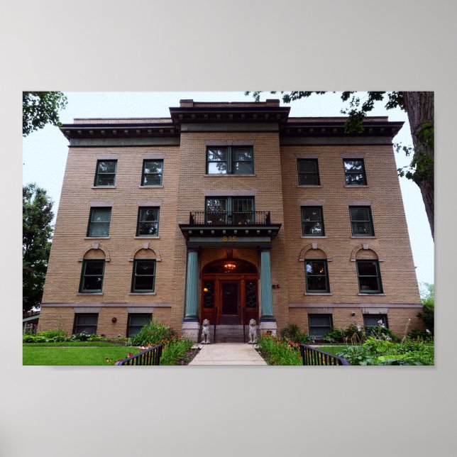 Inn at 835, Springfield, Illinois Poster (Vorne)