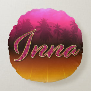 Inna Vorname Name golden pink Kissen