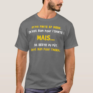 Inne pinte Bier sein Gut für die Gesundheit T-Shirt