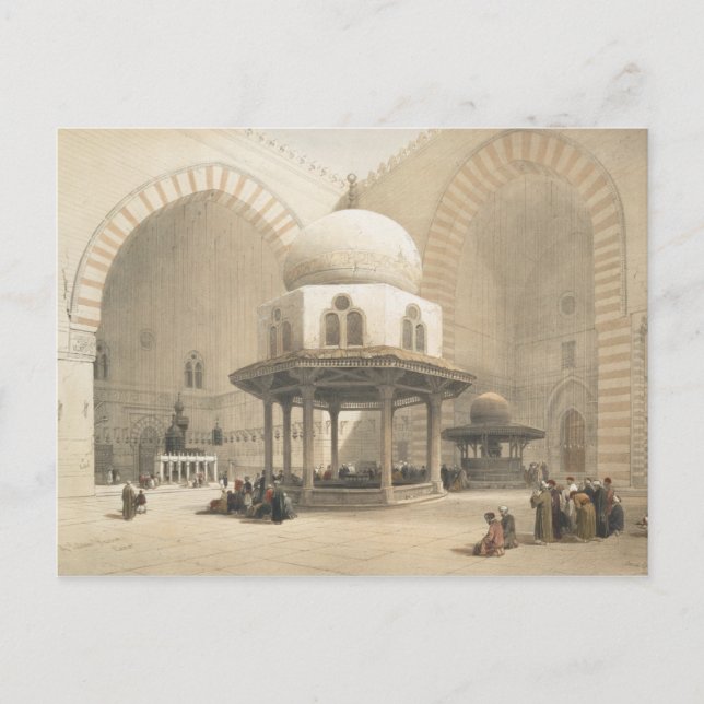 Innen der Moschee von Sultan El Ghoree, Ca Postkarte (Vorderseite)