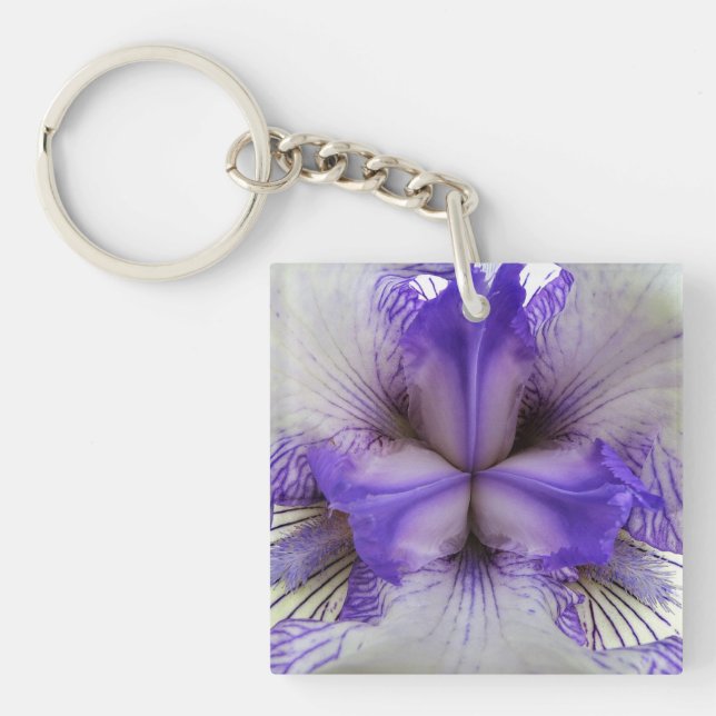 Innen einer Iris Schlüsselanhänger (Vorderseite)
