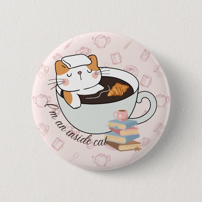 Innen Katzen Spa Button (Vorderseite)