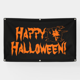 Innen- und Dekorfahnen des Halloween-Party im Banner