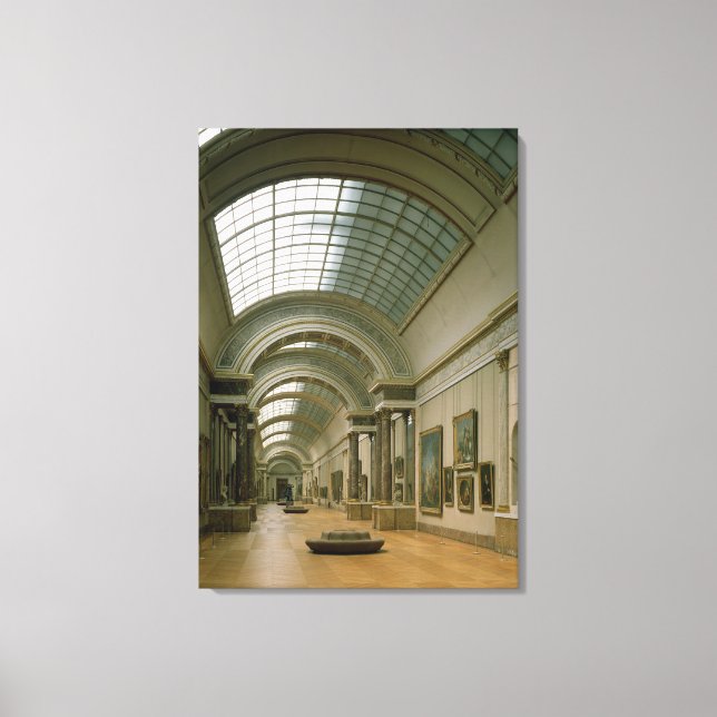 Innenansicht der Grande Galerie Leinwanddruck (Vorderseite)