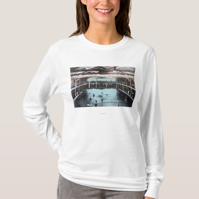 Innenansicht der Nerides Salzwasser-Bäder T-Shirt (Vorderseite)