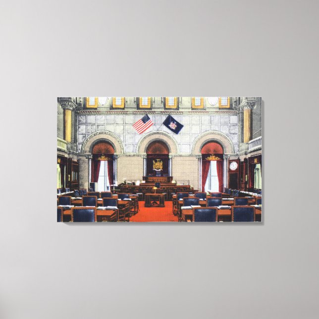 Innenansicht der Senatskammer Staat Hauptstadt Leinwanddruck (Vorderseite)