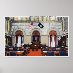 Innenansicht der Senatskammer Staat Hauptstadt Poster