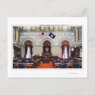Innenansicht der Senatskammer Staat Hauptstadt Postkarte