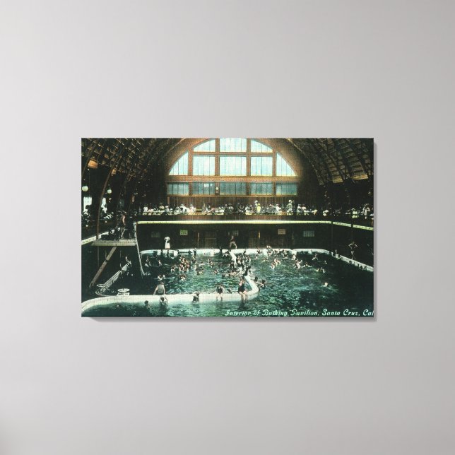 Innenansicht des Badepavillons Leinwanddruck (Vorderseite)