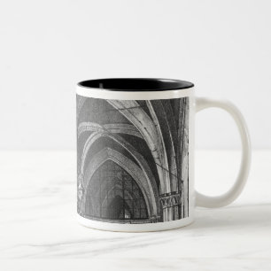 Innenansicht des Eingangsraumes Zweifarbige Tasse