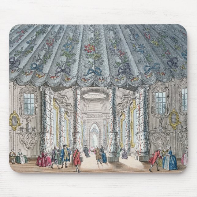 Innenansicht des eleganten Musikraumes Mousepad (Vorne)