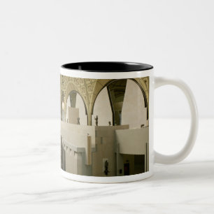 Innenansicht des Haupteingangs Zweifarbige Tasse