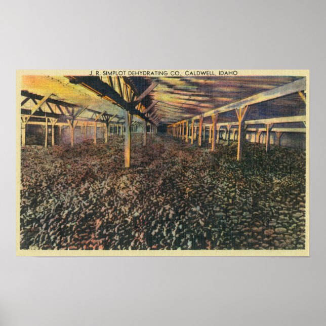 Innenansicht des JR Simplot Dehydrating Co Poster (Vorne)