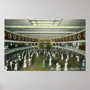 Innenansicht des Kasino-Ball-Raumes Poster