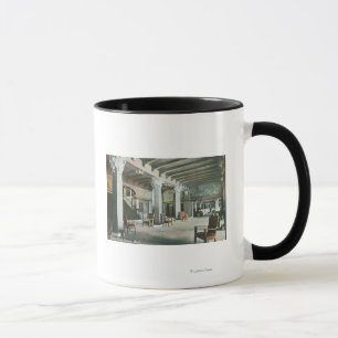 Innenansicht des Meerjungfrau-Gasthauses Tasse