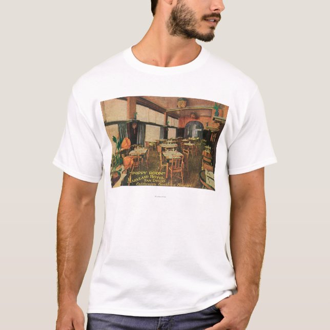 Innenansicht des Mohnblumen-Raumes bei Maryland T-Shirt (Vorderseite)