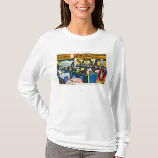 Innenansicht des Riviera-Restaurants T-Shirt (Vorderseite)
