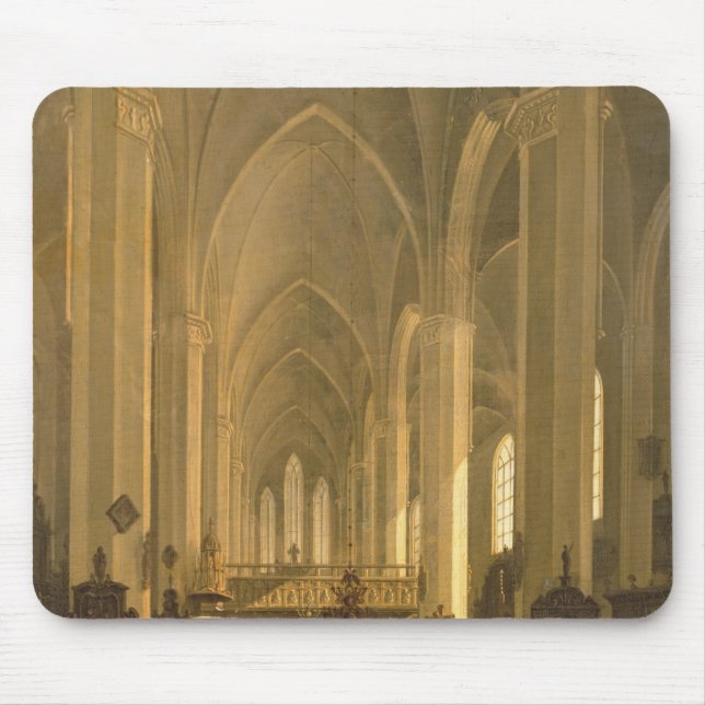 Innenansicht von Johannes Kirche in Hamburg Mousepad (Vorne)