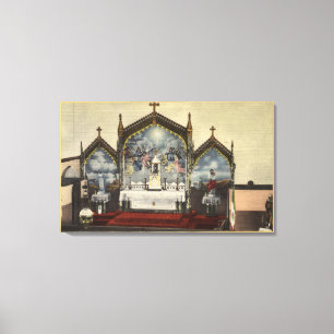 Innenansicht von St Anne Kirche Leinwanddruck
