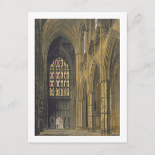 Innenansicht Westminster Abbey Blick nach vorne Postkarte
