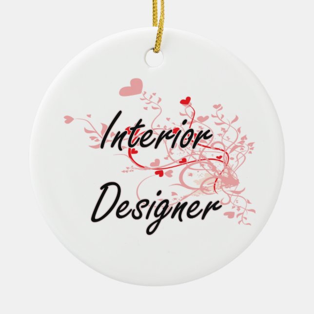 Innenarchitekt-künstlerischer Job-Entwurf mit Keramik Ornament (Vorne)