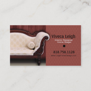 Innenarchitekt, ZuhauseStager Visitenkarte