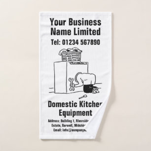 Innenarchitektur der Küche Handtuch