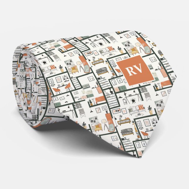 Innenausstattungsplanung Krawatte (Gerollt)