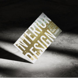 Innendekoration Gold Ink Splash Modern Visitenkarte