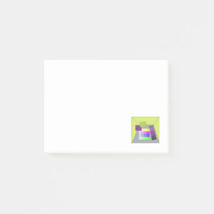Inneneinrichtung Post-it Klebezettel