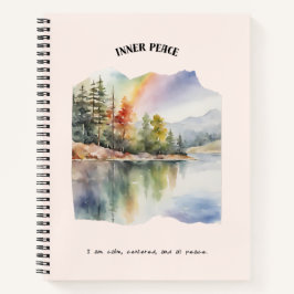 Innenfriedenswertes Affirmative Spiral Notebook Notizbuch