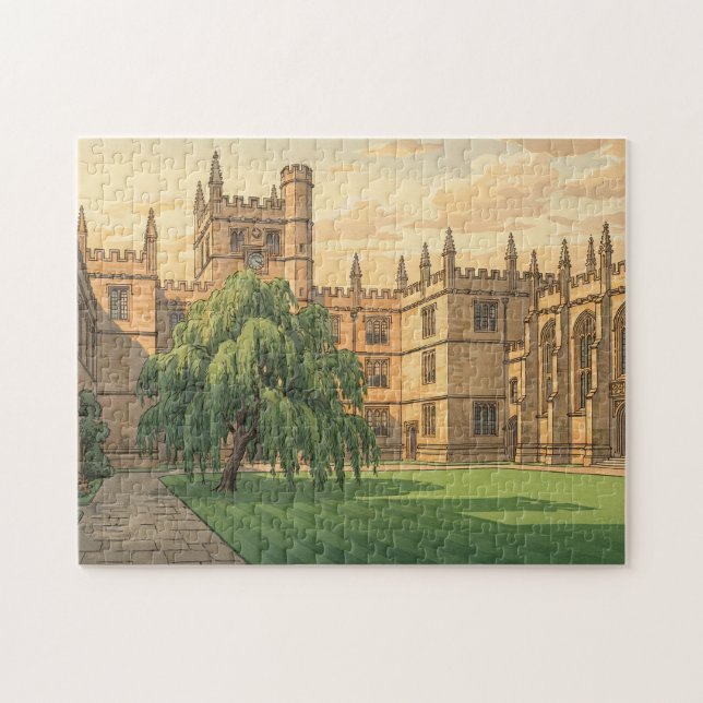 Innenhof der Universität Oxford  (Horizontal)