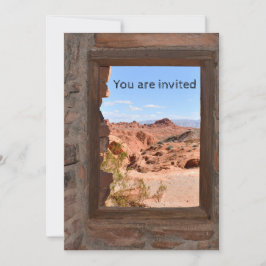 Innenkabine mit Aussicht auf das Feuertal Einladung