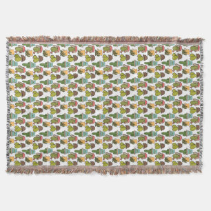 Innenkaktus u. Succulents im Topf-Muster Decke