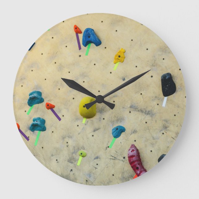 Innenkletterwand - Sport Große Wanduhr (Vorderseite)