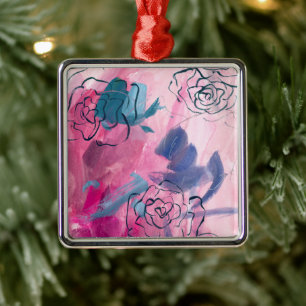 Innenmusik - Blumenkizze Ornament Aus Metall