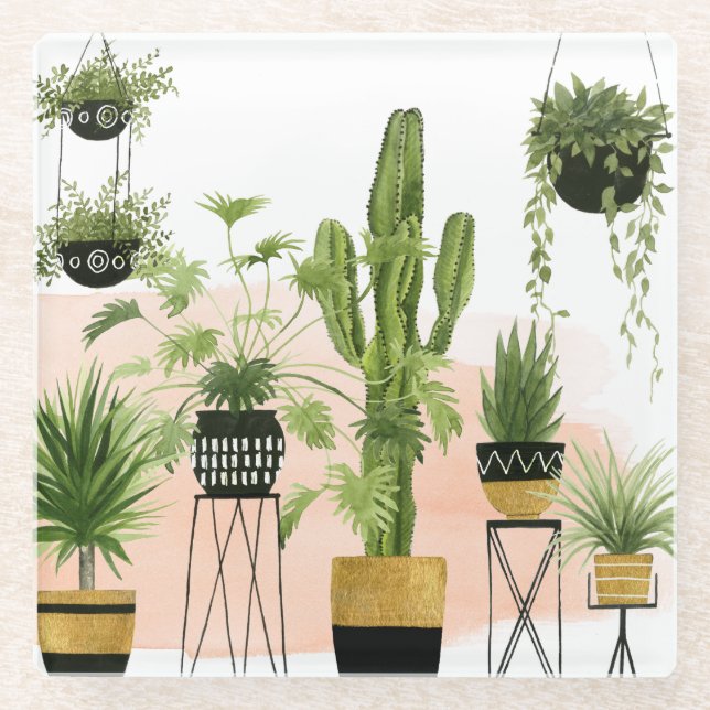 Innenoase Glasuntersetzer (Vorderseite)