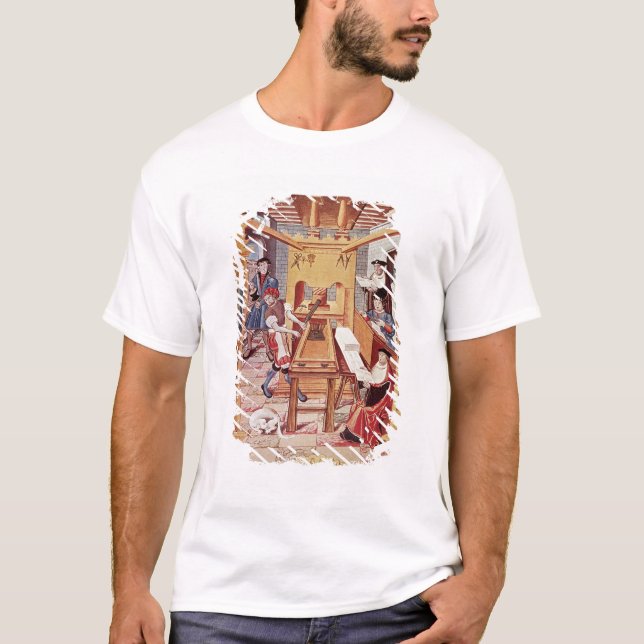 Innenraum der 16. Jahrhundert Druckarbeiten T-Shirt (Vorderseite)