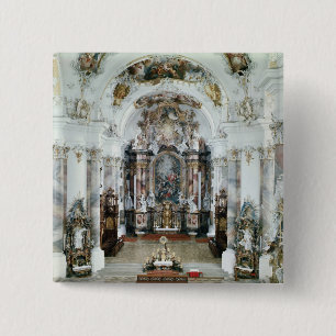 Innenraum der Benediktinerabteikirche Button