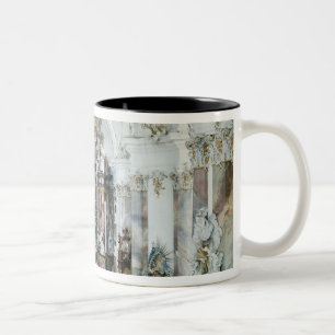 Innenraum der Benediktinerabteikirche Zweifarbige Tasse