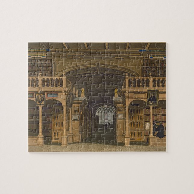 Innenraum der Bodleian Bibliothek, Illustration (Horizontal)