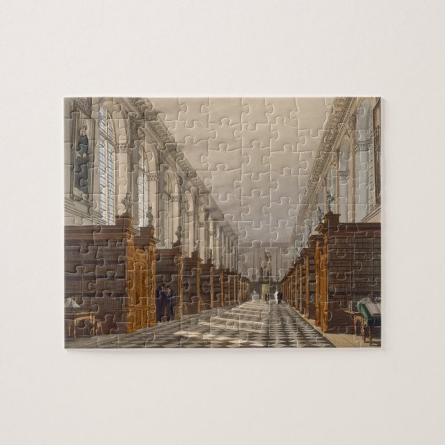Innenraum der Dreiheits-Uni-Bibliothek, Cambridge, (Horizontal)