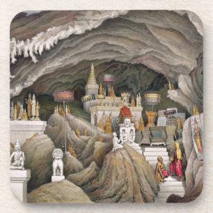Innenraum der Grotte von Nam Hou, Laos, von 'Atl Untersetzer