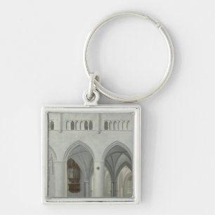Innenraum der Kirche von St. Bavo, Haarlem Schlüsselanhänger