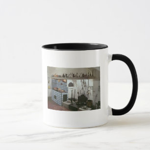 Innenraum der Küche des Hotels de Cabris Tasse