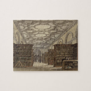 Innenraum der öffentlichen Bibliothek, Cambridge,