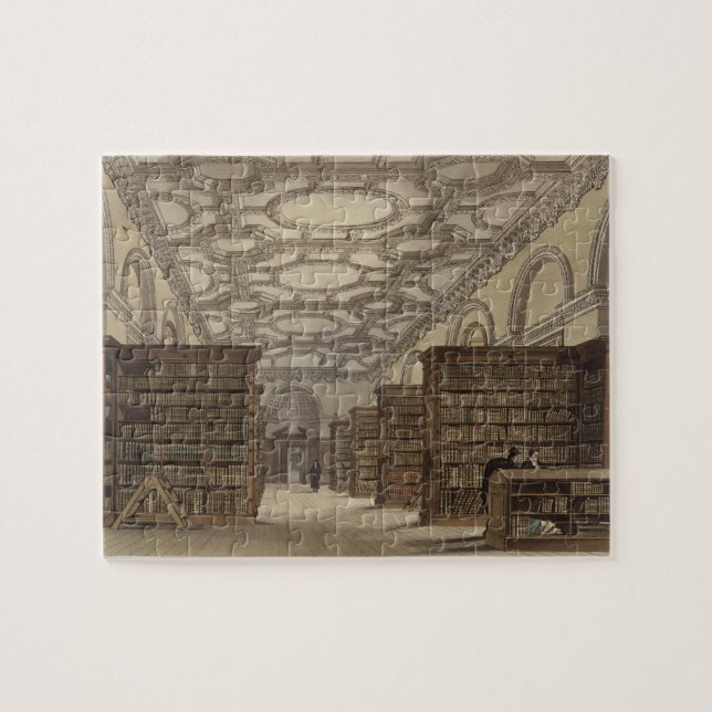 Innenraum der öffentlichen Bibliothek, Cambridge, (Horizontal)