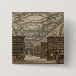 Innenraum der öffentlichen Bibliothek, Cambridge, Button