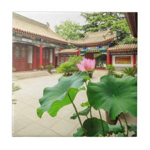 Innenraum der Pagode in China Fliese